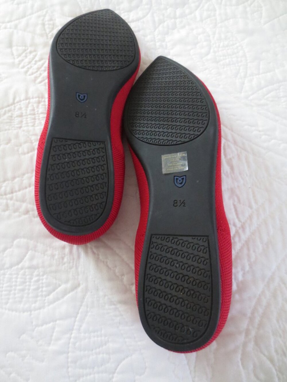 Ballet Core Red Flats - Picture 7 of 10